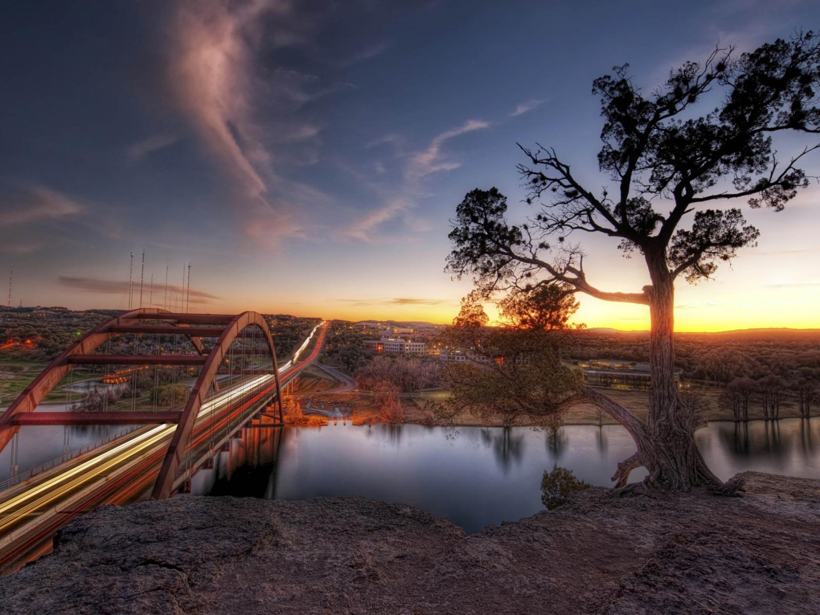  River at dusk 